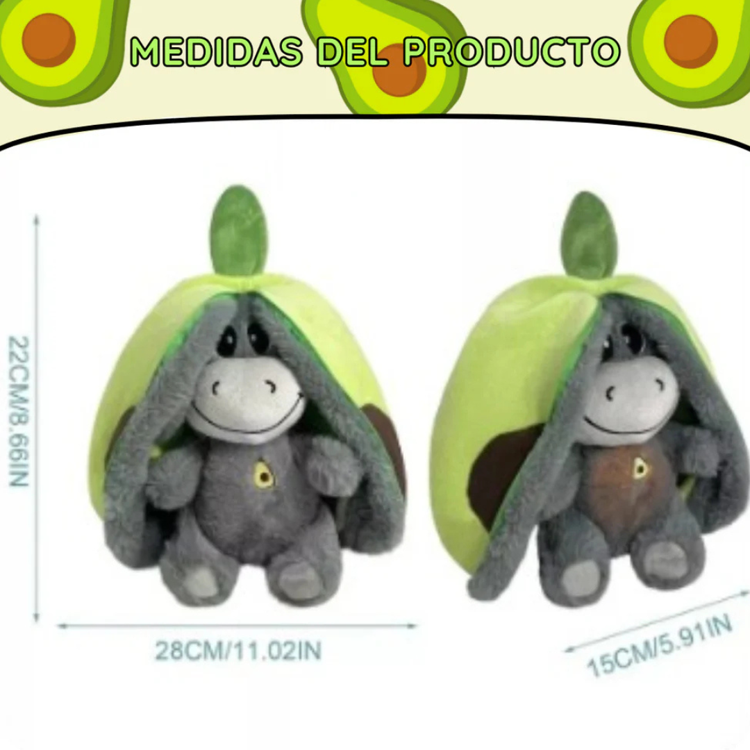 Adorable Peluche de Burro con Grandes Orejitas que Respira